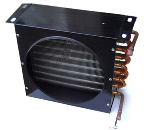 Copper tube aluminum fin evaporator for freezer
